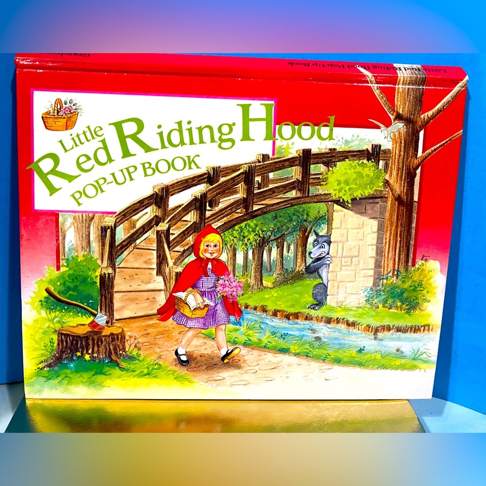 LITTLE RED RIDIND HOOD VTG 1999 PoP-UP HARDCOVER BOOK BY GRANDREAMS LIMITED